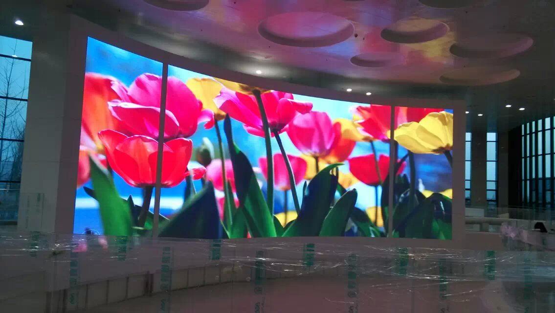 室内固定led曲面屏